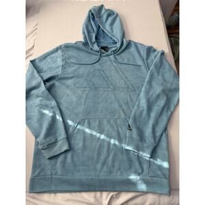 Adidas Washed Hoodie in a light blue color